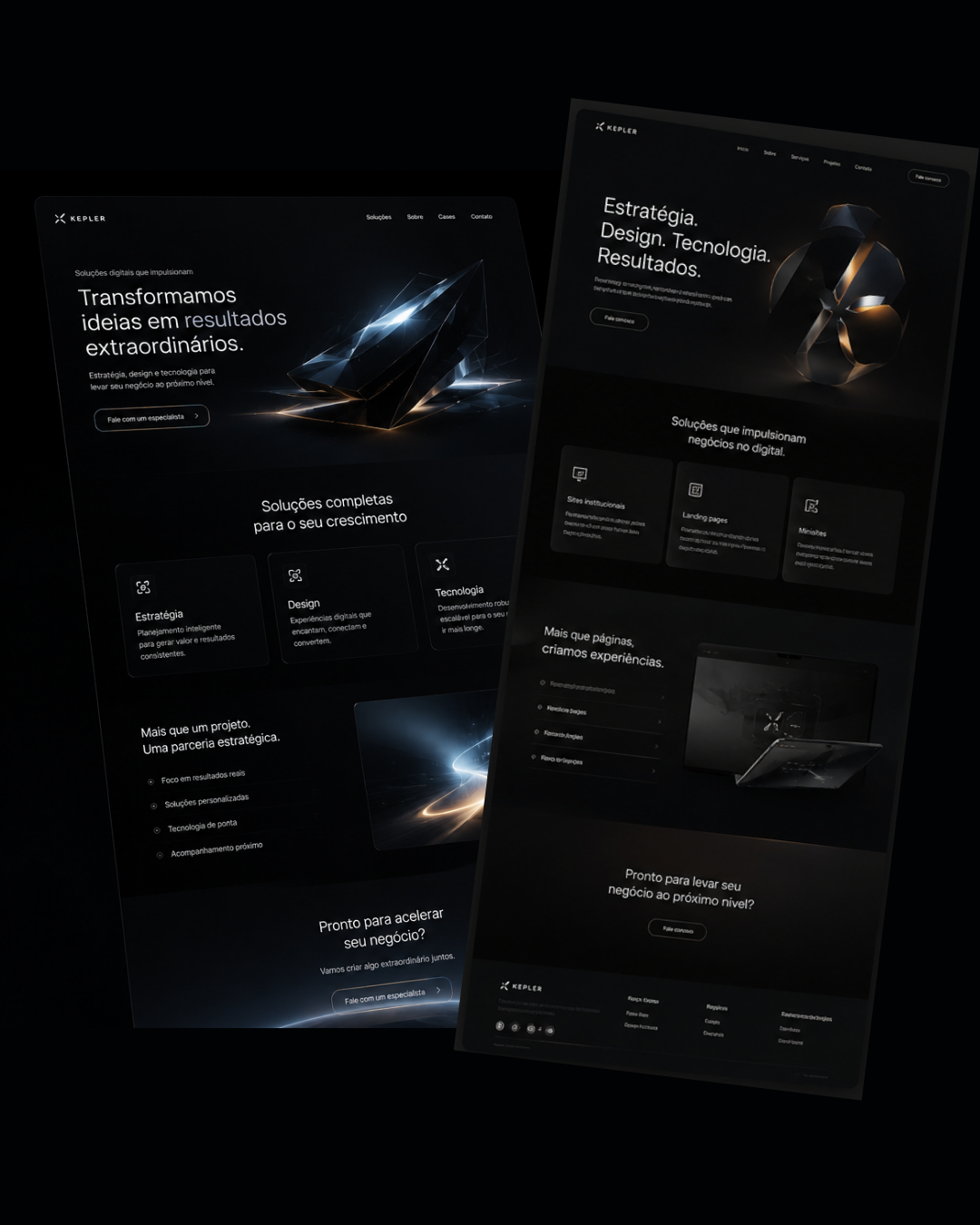 Exemplo de landing page desenvolvida pela Kepler Ads